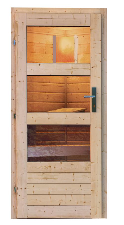 finská sauna KARIBU TORGE (86196) s předsíní